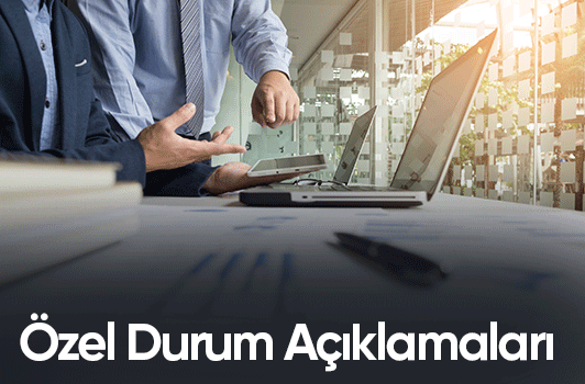Özel Durum Açıklamaları