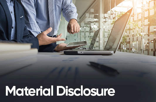 Material Disclosure